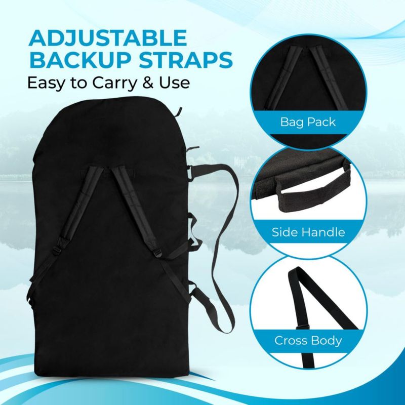Mochila impermeable BLOCKSURF de 107 cm para bodyboard