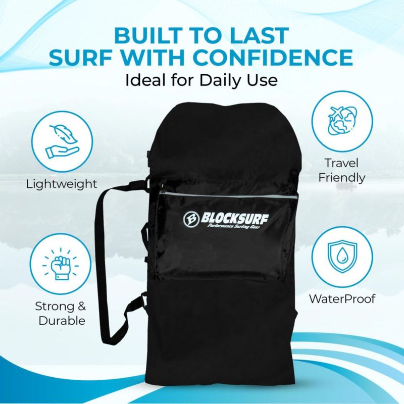 Mochila impermeable BLOCKSURF de 107 cm para bodyboard