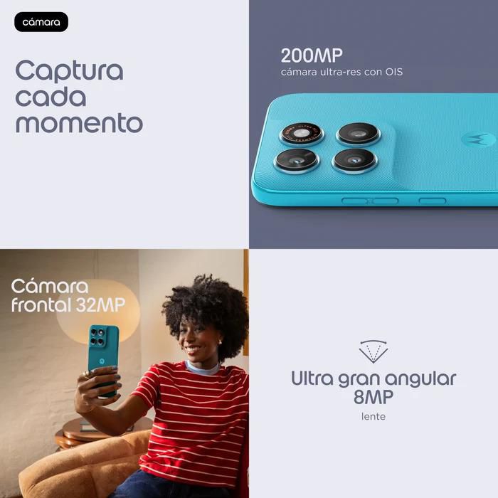 Motorola G87 (4/256GB) Azul (Pantone Blue Atoll)