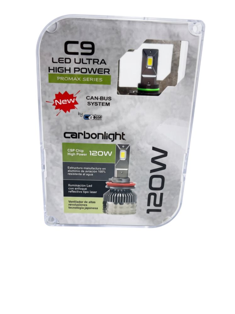 Par De Focos LED 5202/H16 Carbonlight 120W 40,000 LM CA-5202180PX