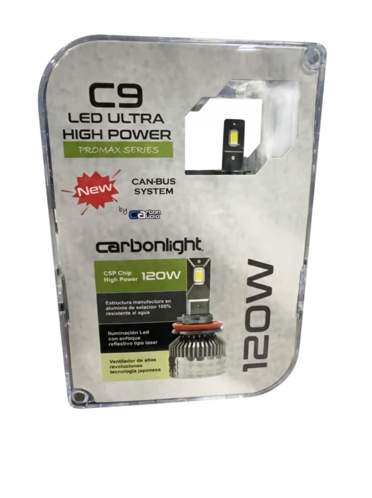 Par De Focos LED H3 Carbonlight 120W 40,000 LM CA-H300180PX