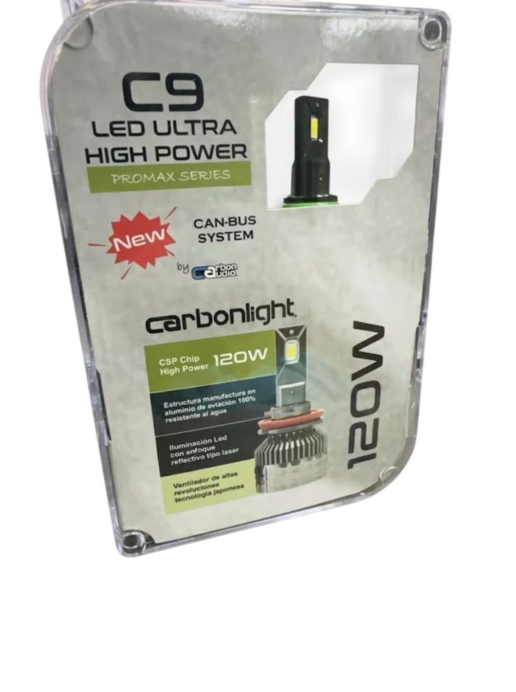 Par Focos LED 9006 Carbonlight 120W 40,000 LM CA-9006180PX