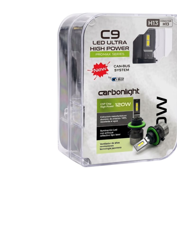 Par Focos LED H13 Carbonlight 120W 40,000 LM CA-H1300280PX