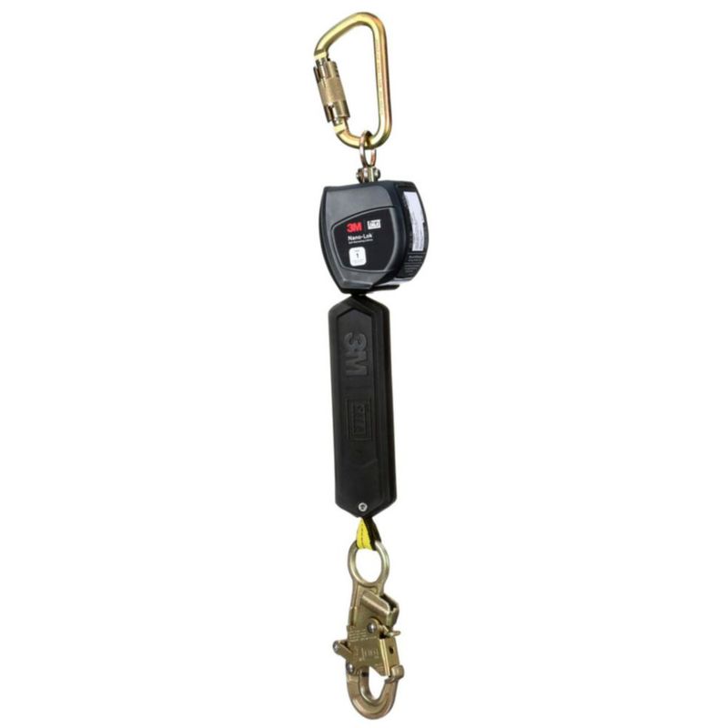 Línea de vida retráctil personal 3M Nano-Lok con gancho – ANSI Z359.14-2021