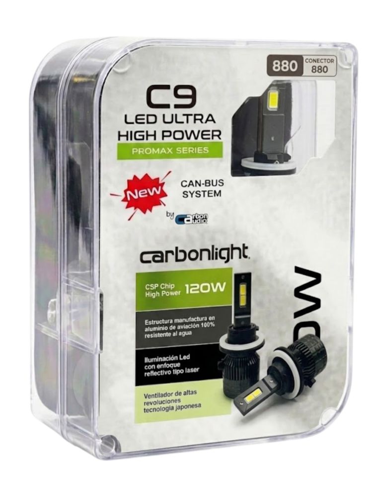 Par Focos LED 880/881 Carbonlight 120W 40,000 LM CA-8800180PX