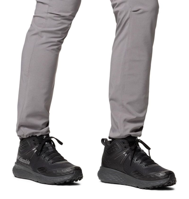 Bota Columbia Konos TRS Mid Impermeable Negro/Tiburón talla 13