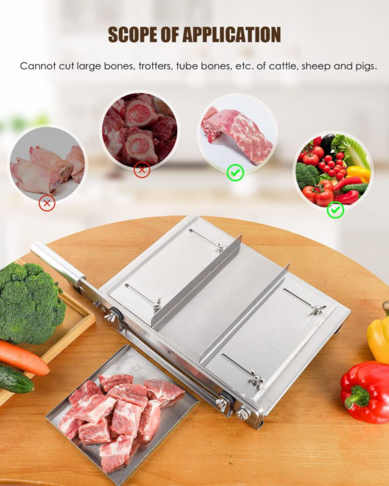Cortadora de alimentos CGOLDENWALL 475 mm de acero inoxidable manual