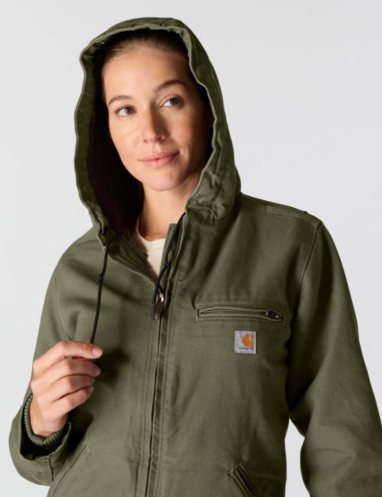 Chaqueta Carhartt Iconic Washed Duck 2X color Basil