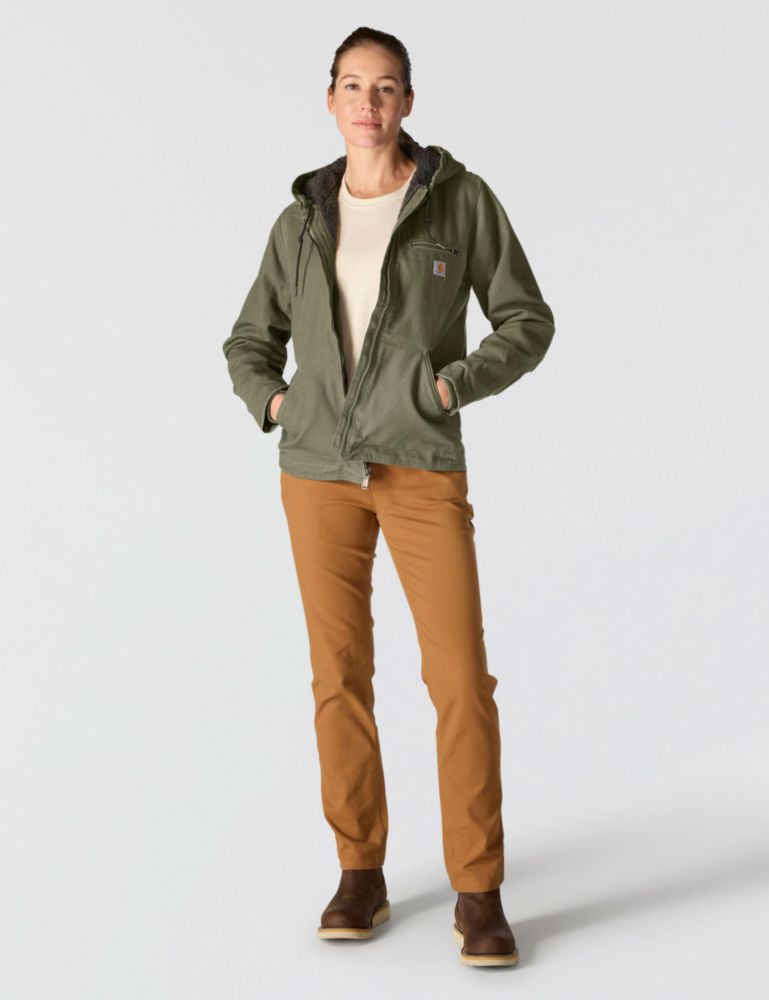 Chaqueta Carhartt Iconic Washed Duck 2X color Basil