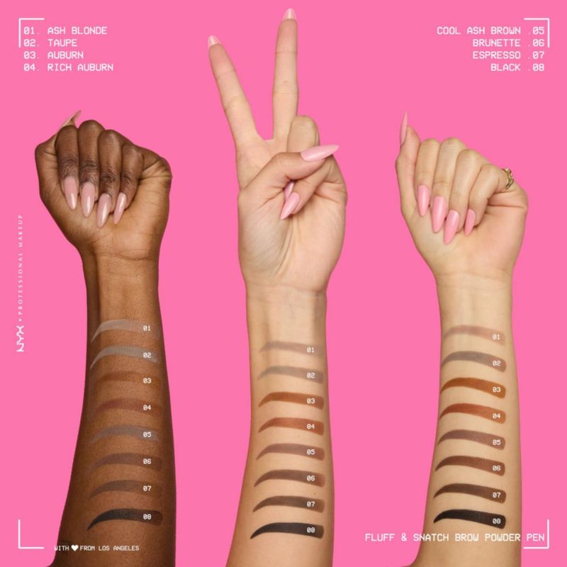 Lápiz de cejas NYX PROFESSIONAL MAKEUP Rich Auburn
