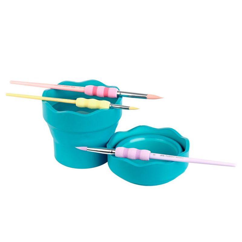 Caddy Faber-Castell plegable 355 ml Turquesa