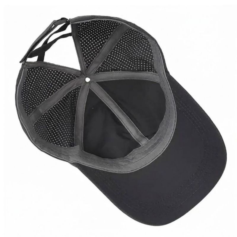 Gorra Deportiva Mujer Transpirable Actividades Al Aire Libre Gris oscuro