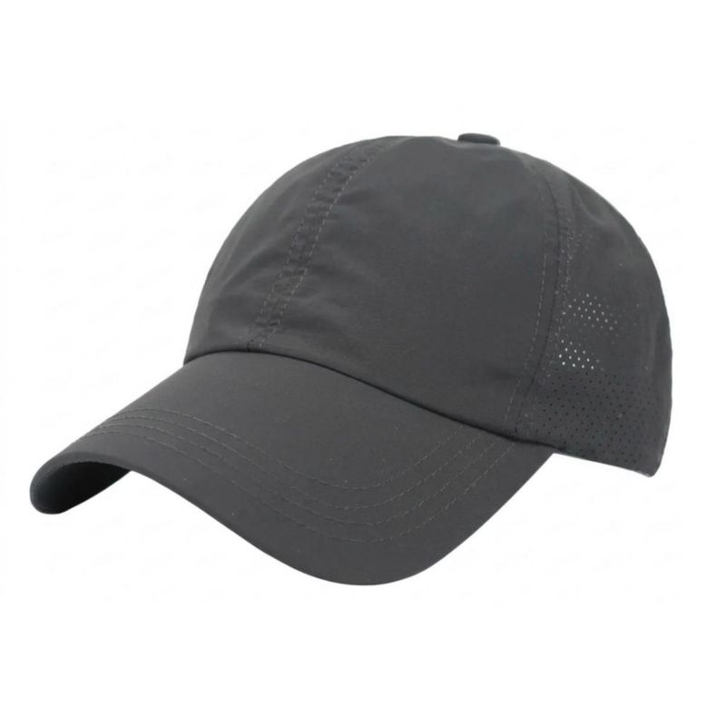 Gorra Deportiva Mujer Transpirable Actividades Al Aire Libre Gris oscuro