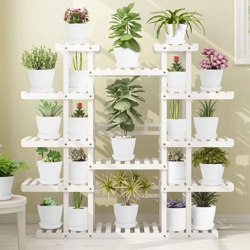 Maceta De Plástico Pequeñas Minimalistas 20pzs Blanco