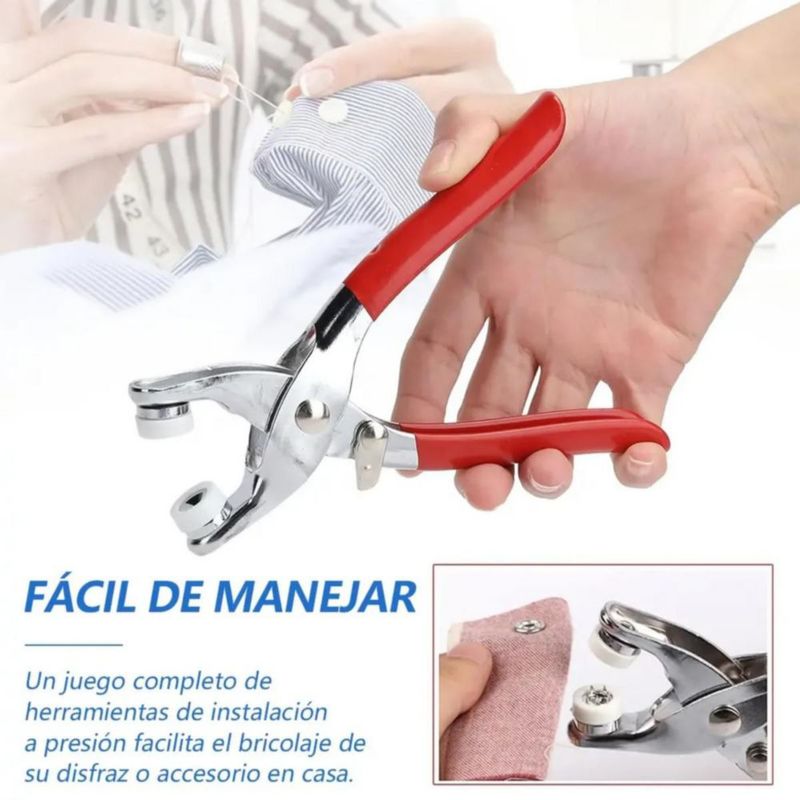 Pinza Kam Botón Presión Broche T5 11 Colores 804 Pcs Multicolor
