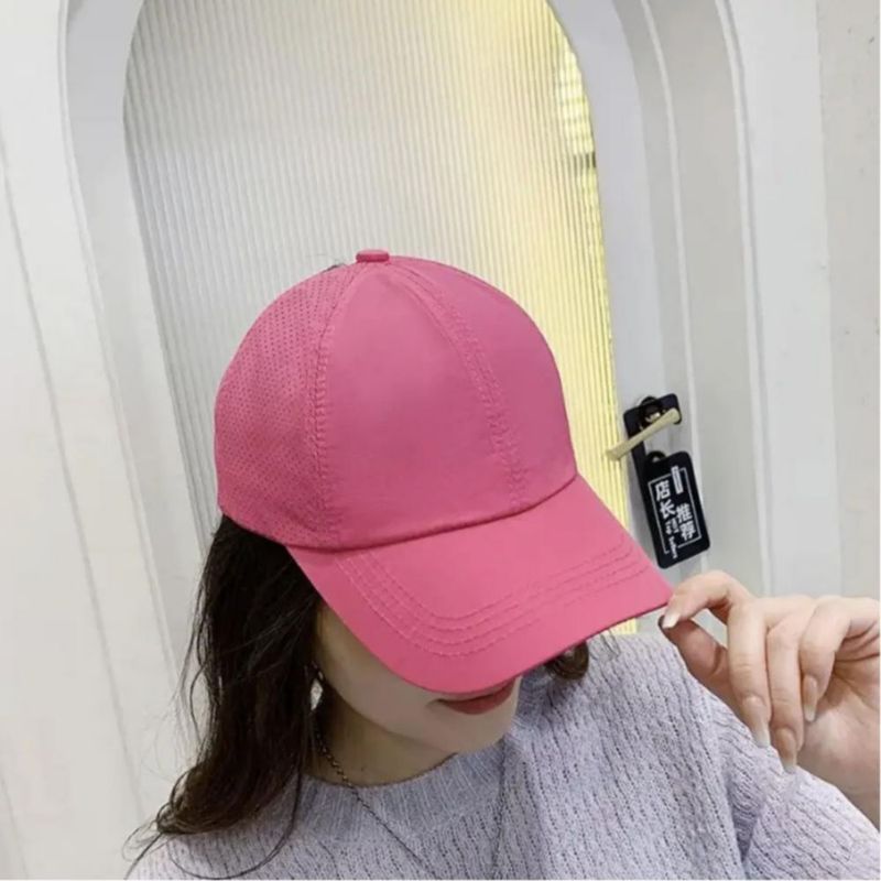 Gorra Deportiva Mujer Transpirable Actividades Al Aire Libre Rosa