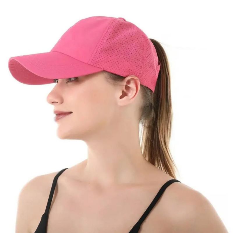 Gorra Deportiva Mujer Transpirable Actividades Al Aire Libre Rosa