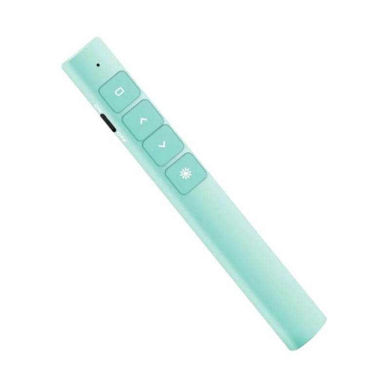Apuntador Presentador Láser Inalámbrico Remoto USB Recargable Verde