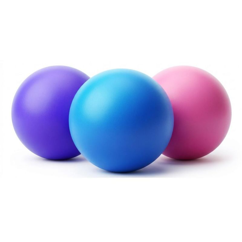 Mini Bolas De Ejercicio Pequeña Pelota De Pilates 25 Cm 3pcs Multicolor