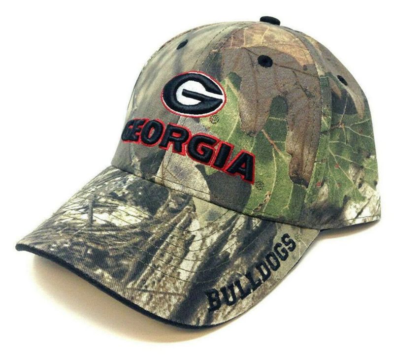 Gorra National Cap Georgia Bulldogs Camuflaje con Visera Curva Ajustable