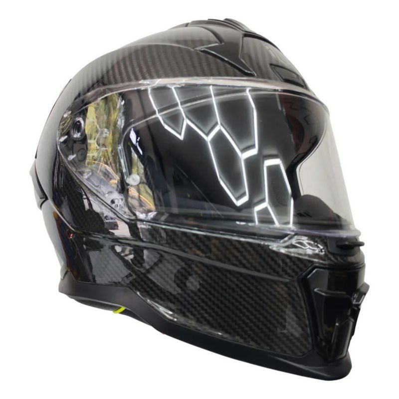Casco ILM MF577 3K Carbón Negro EG Negro