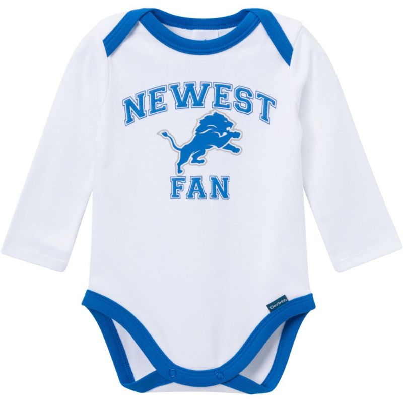 Conjunto Gerber Detroit Lions para bebé niño de 3‑6 meses – 3 piezas