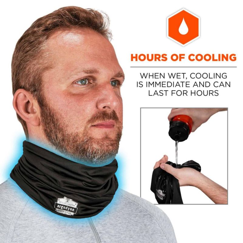 Pasamontañas de Cuello Ergodyne Talla Única Negro Refrescante