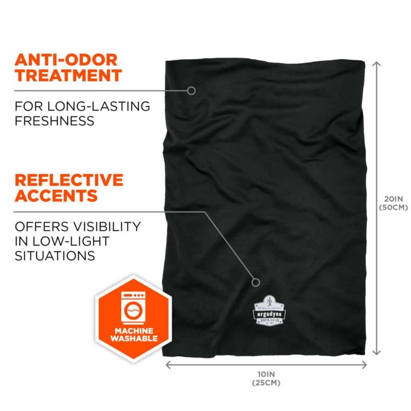 Pasamontañas de Cuello Ergodyne Talla Única Negro Refrescante