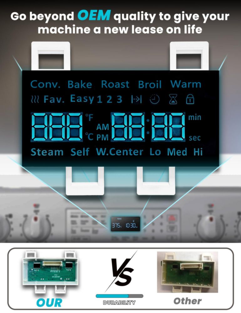 Pantalla LED PROPART DE07-00129A para Cocina/Horno Samsung