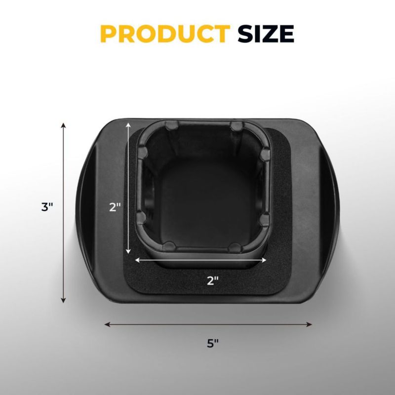 Cubierta para enganche de remolque BougeRV 5 cm negra con candado