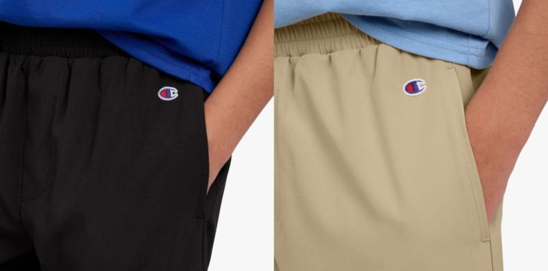 Pantalones cortos Champion para niños - Pack de 2 caqui y negro ligeros