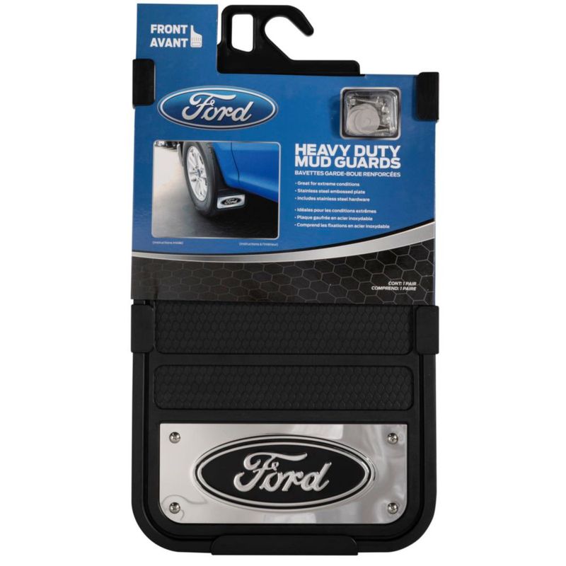 Guardabarros Plasticolor 30 × 58 cm negro para Ford (juego ovalado)