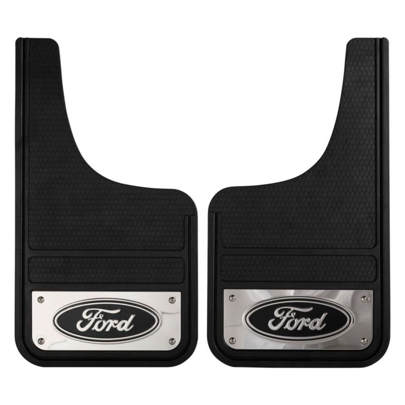 Guardabarros Plasticolor 30 × 58 cm negro para Ford (juego ovalado)