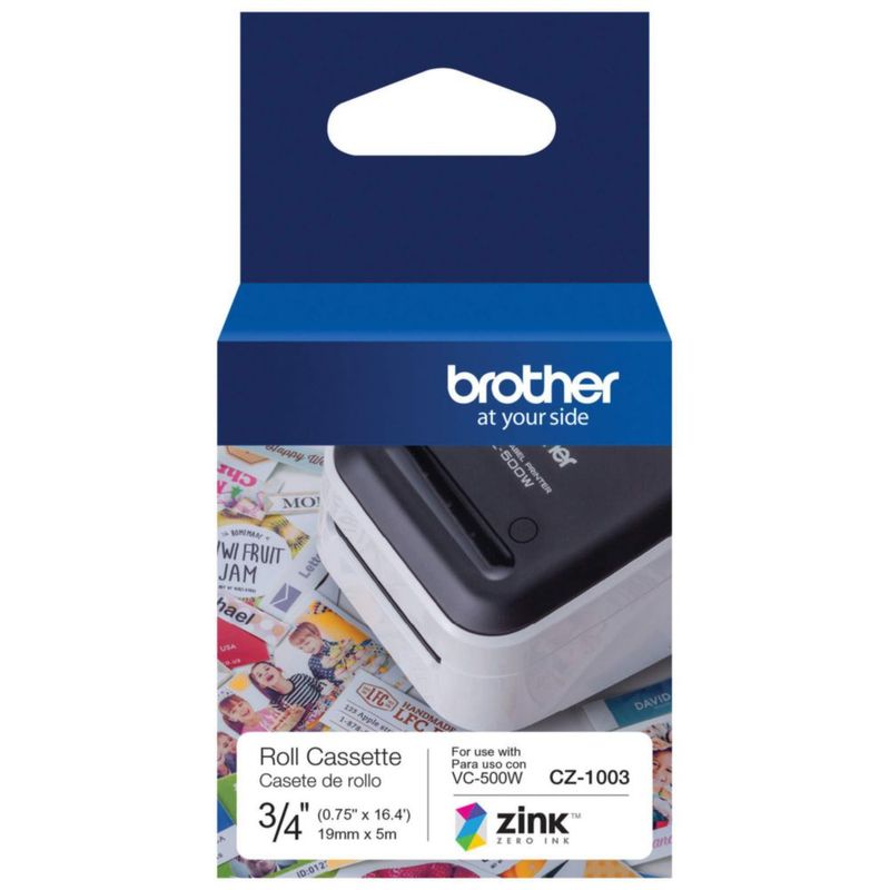 Etiqueta Brother CZ-1003 19 mm × 5 m Zero Ink