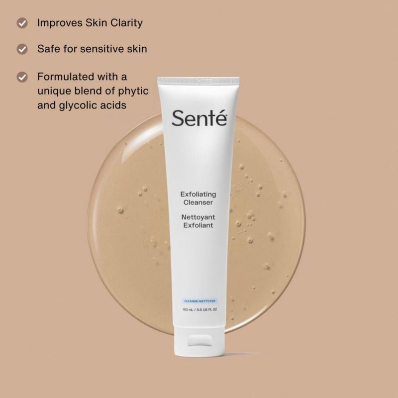Limpiador Exfoliante Sente 163 ml Claridad de la Piel