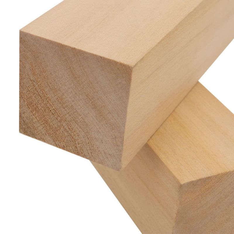 Bloques de Madera de Tilo MANCHAP 15 × 5 × 5 cm Pack de 10