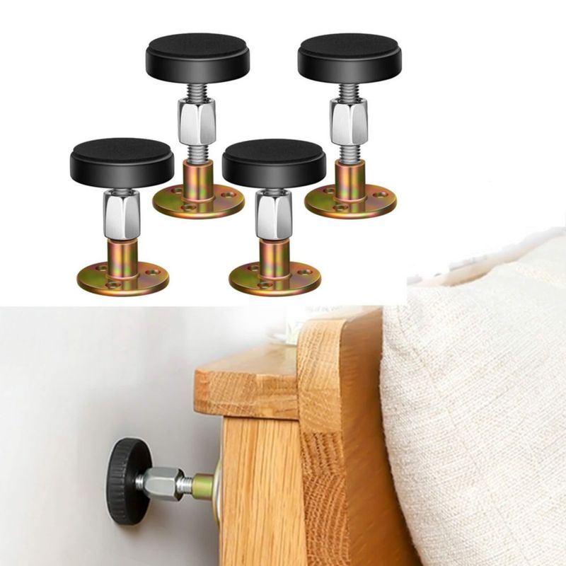 Topes para Cabecero Krisler 30-68 mm 4 uds Ajustables