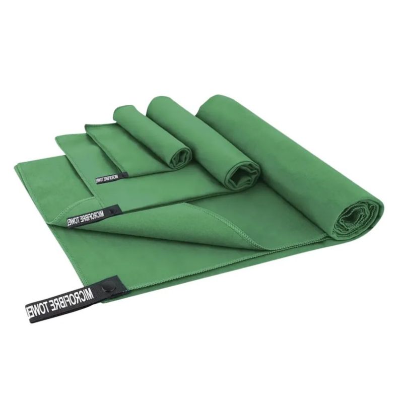 Toalla Baño Camping De Microfibra De Secado Rápido Verde