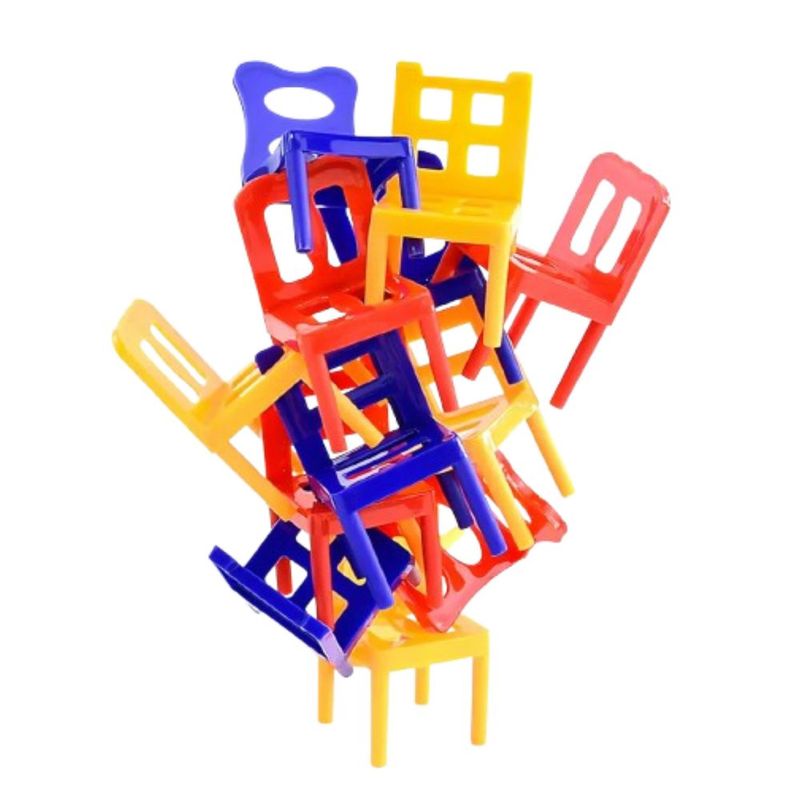Juegos De Mesa Didacticos Equilibrio Sillas Set 24pcs, Multicolor