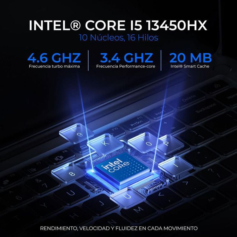 Laptop gamer lenovo rtx 5050 core i5 24gb 1tb open box