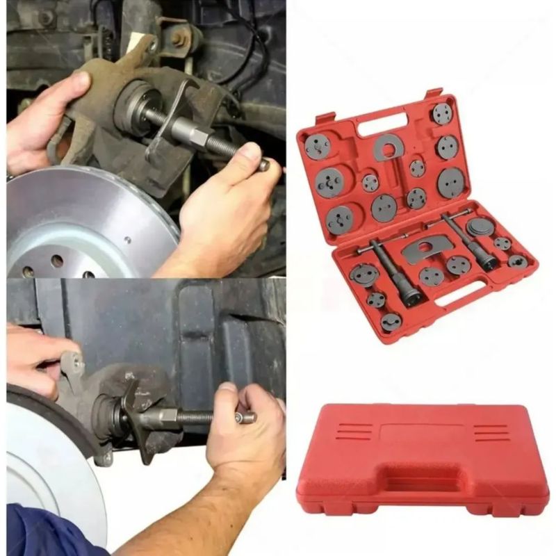 Set Opresor Para Cambiar Piston Frenos Universal Rojo