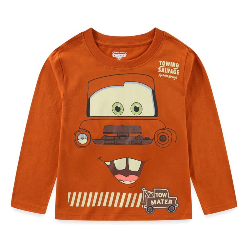 Pack de 3 camisetas de manga larga Disney Cars para niños