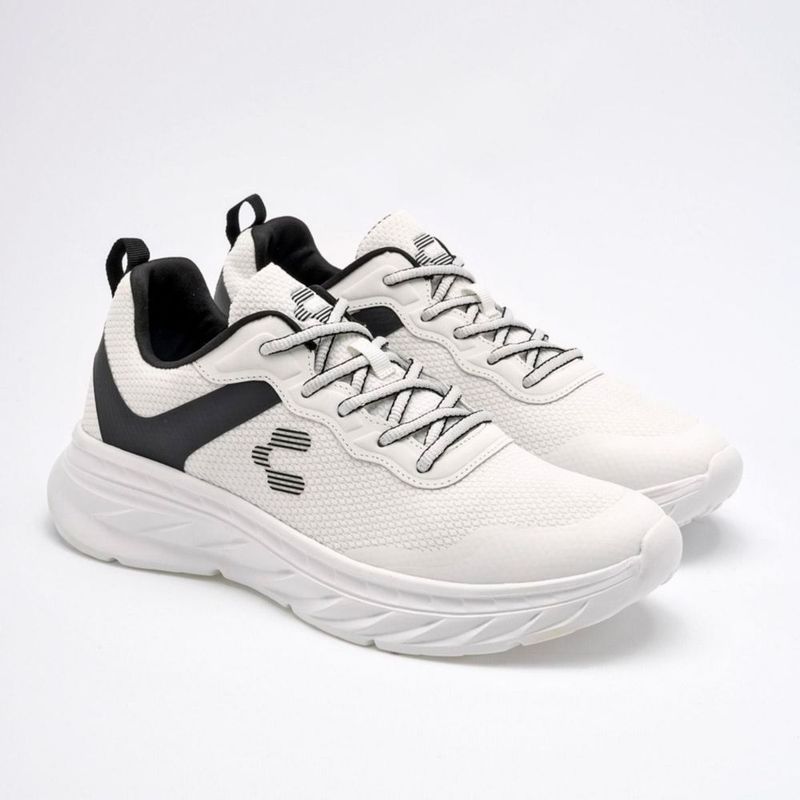 DEPORTIVO CORRER Y SPORT CHARLY 1086748005 BLANCO NEGRO