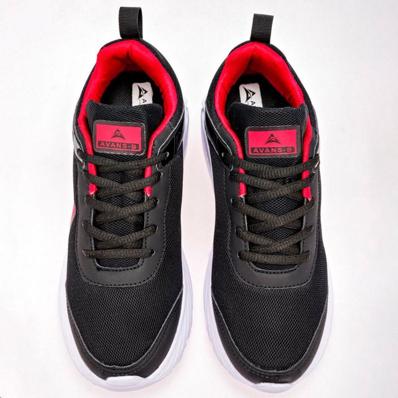 DEPORTIVO CORRER Y SPORT AVANS-B 58 NEGRO ROJO