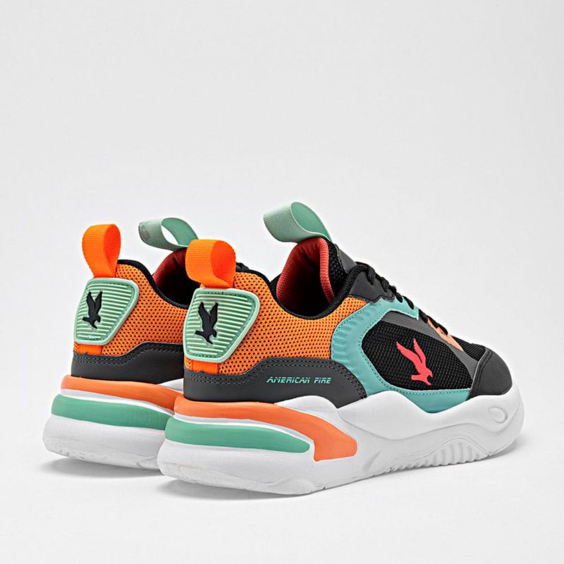URBANO AMERICAN FIRE A69 NEGRO MULTICOLOR TACON 4 cm