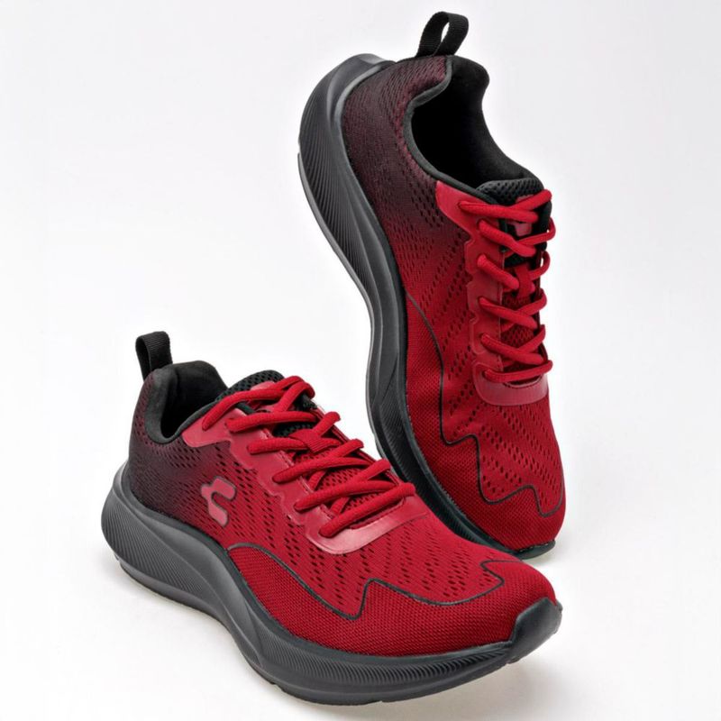 DEPORTIVO CORRER Y SPORT CHARLY 1087230002 ROJO NEGRO