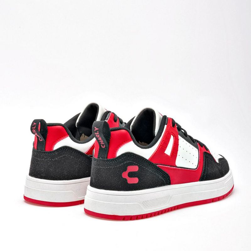 URBANO CHARLY 1087160002 BLANCO NEGRO ROJO