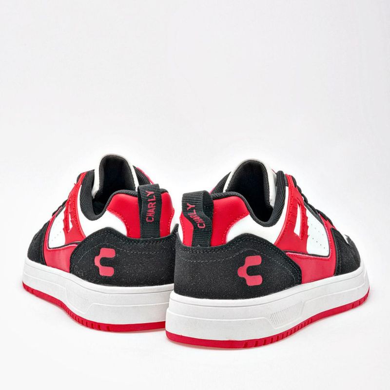 URBANO CHARLY 1087160002 BLANCO NEGRO ROJO