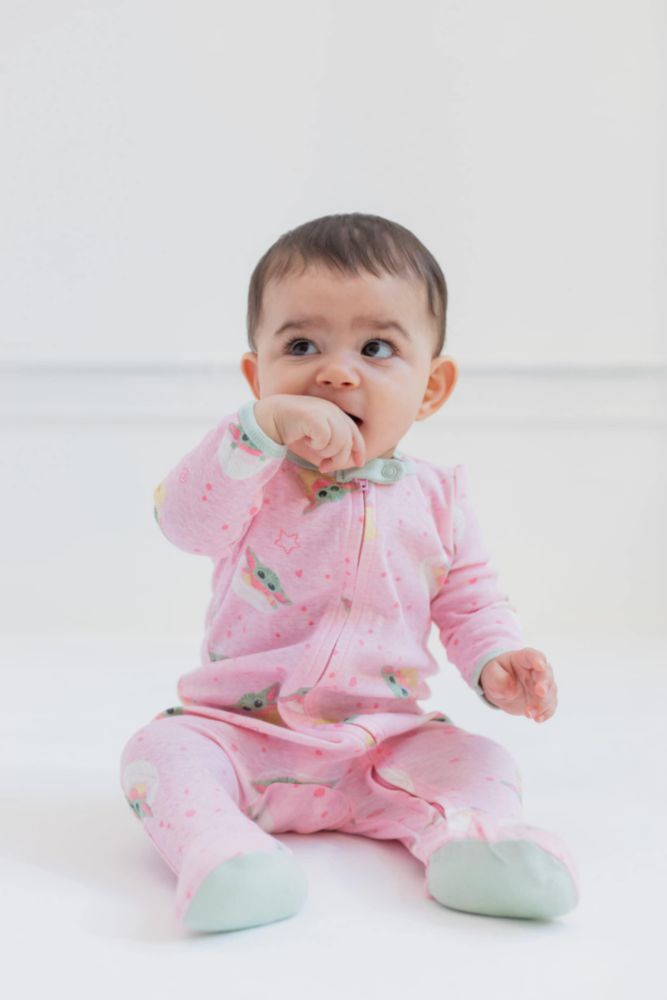 Pijamas STAR WARS para bebé niña Grogu 0‑3 meses