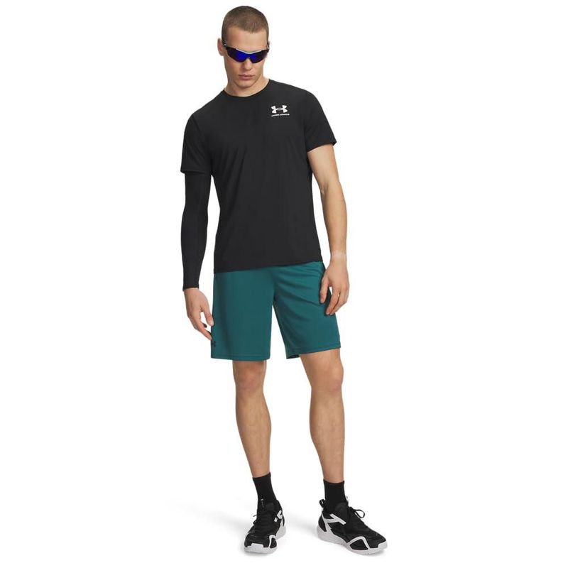 Shorts Under Armour Talla Media 23 cm Rack Verde/Negro